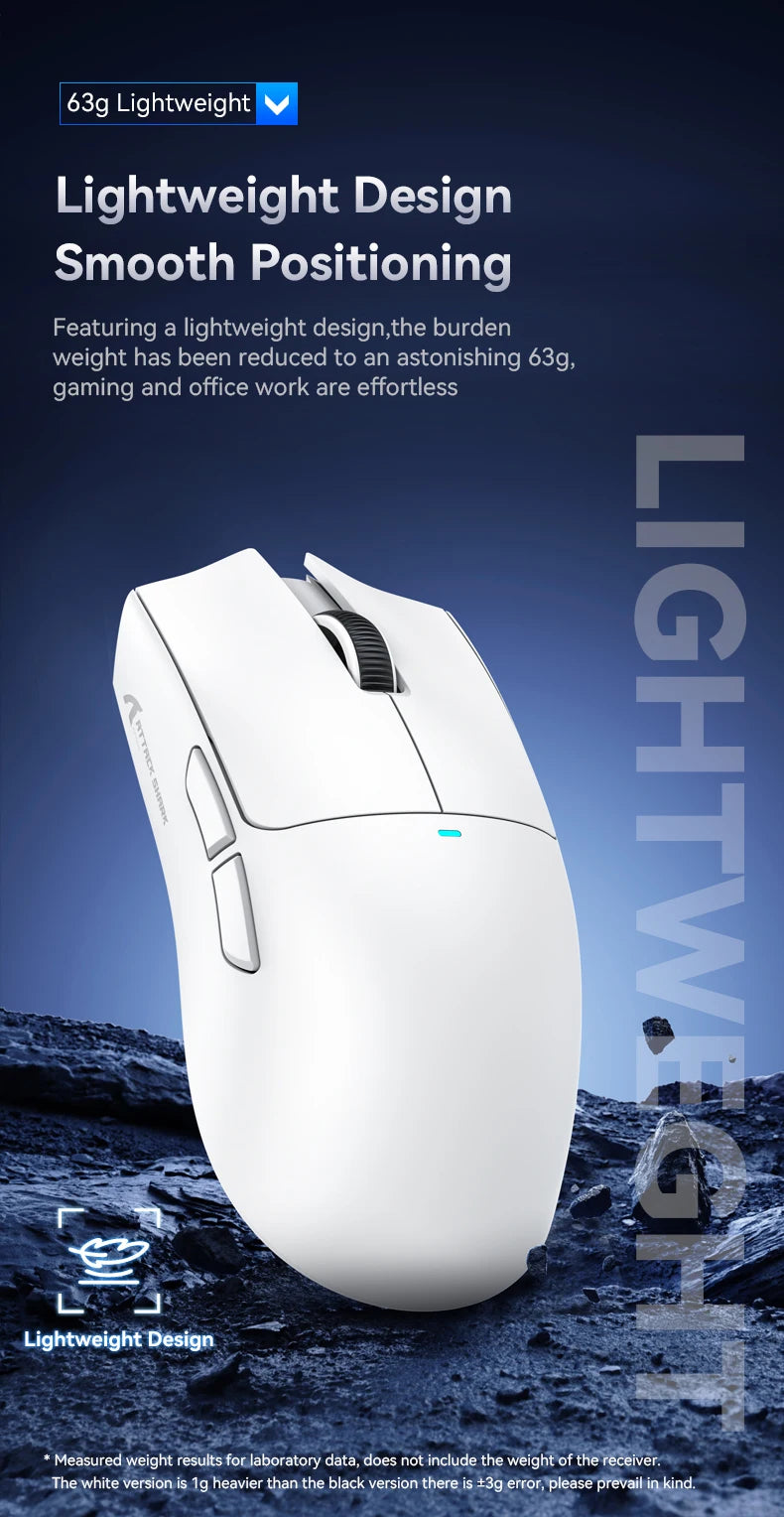 Attack Shark X11 SE Lightweight Wireless Gaming Mouse – 22K DPI