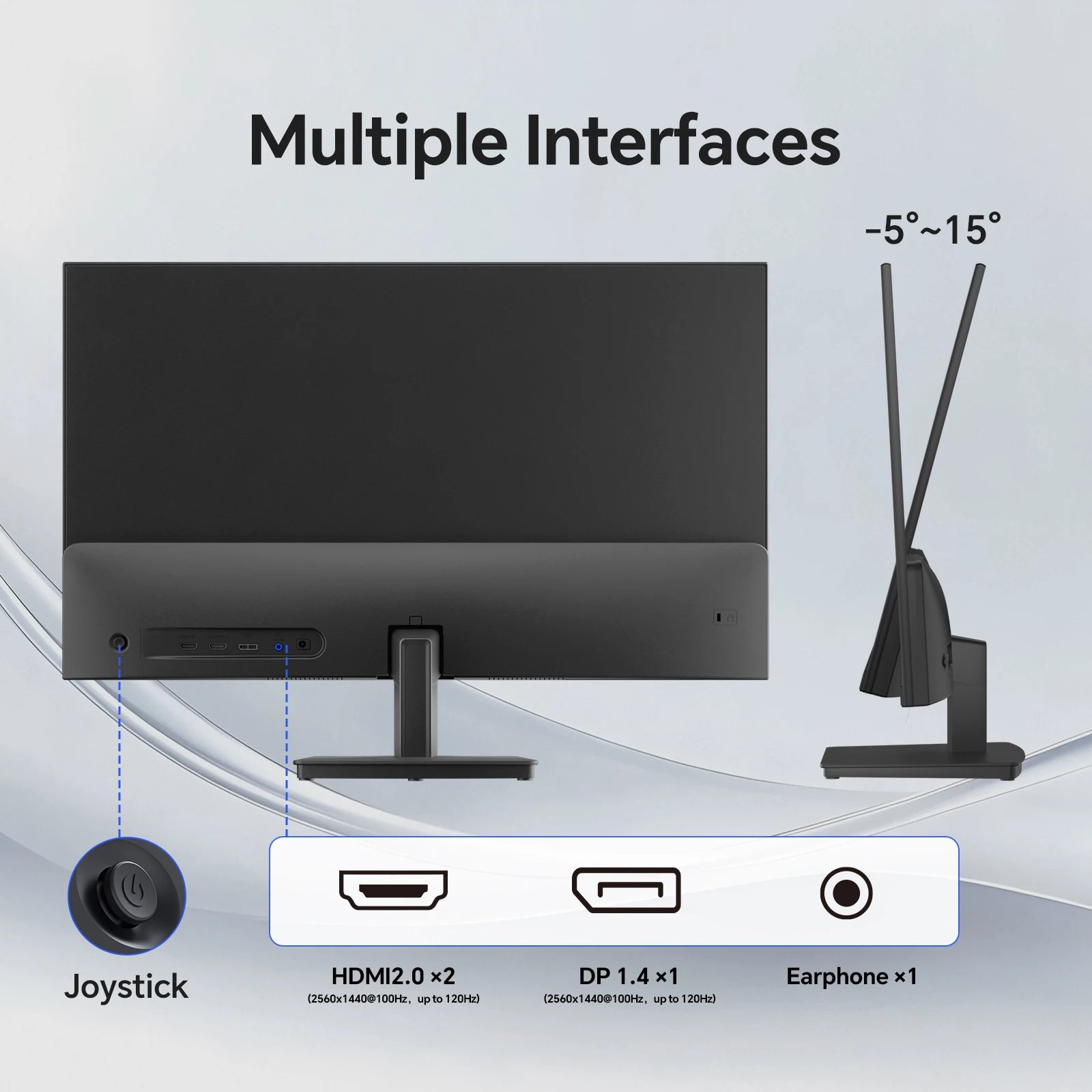 KTC 27" QHD Gaming Monitor 2560x1440 – 120Hz, IPS Panel, Eye Protection