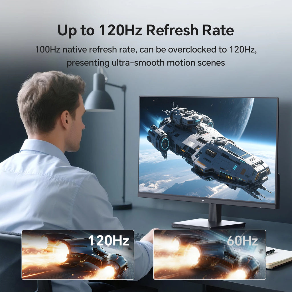 KTC 27" QHD Gaming Monitor 2560x1440 – 120Hz, IPS Panel, Eye Protection