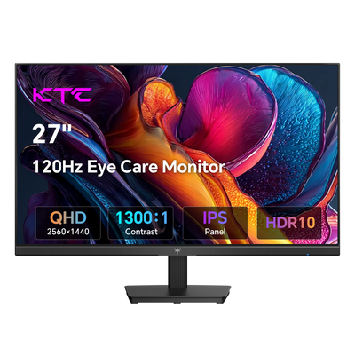 KTC 27" QHD Gaming Monitor 2560x1440 – 120Hz, IPS Panel, Eye Protection